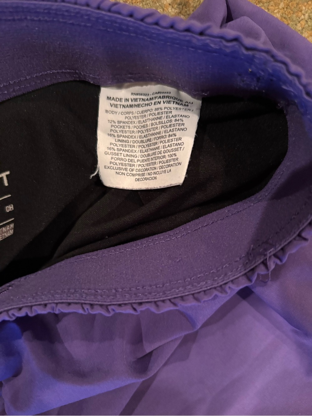 Nike Dri-FIT Purple Running Shorts Women’s Small Built-In Short Liner - Picture 7 of 11